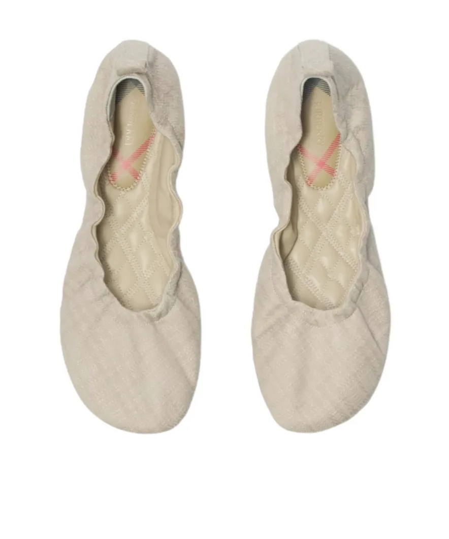 Checked Ballet Flats