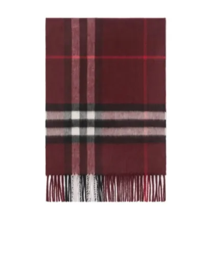 Check Cashmere Scarf