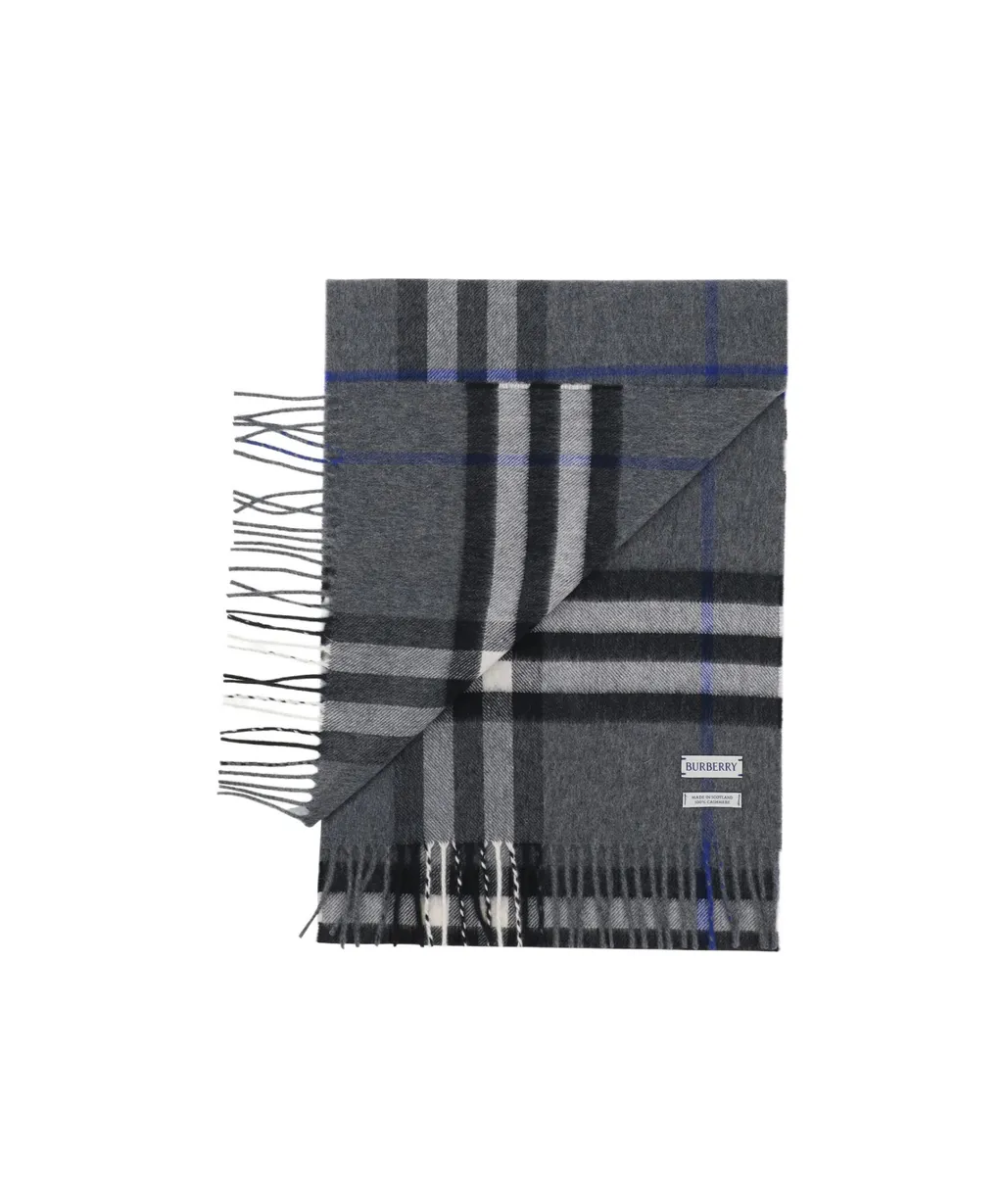 Check Cashmere Scarf