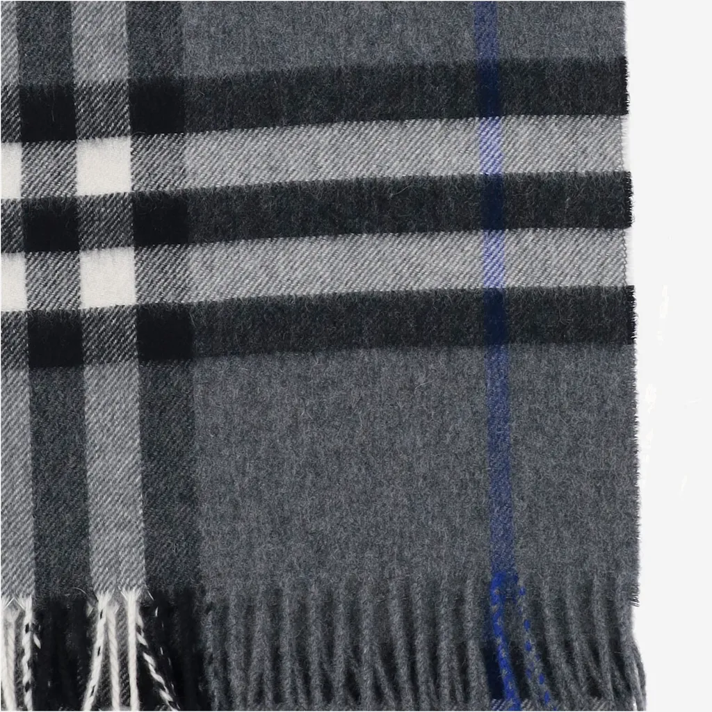 Check Cashmere Scarf