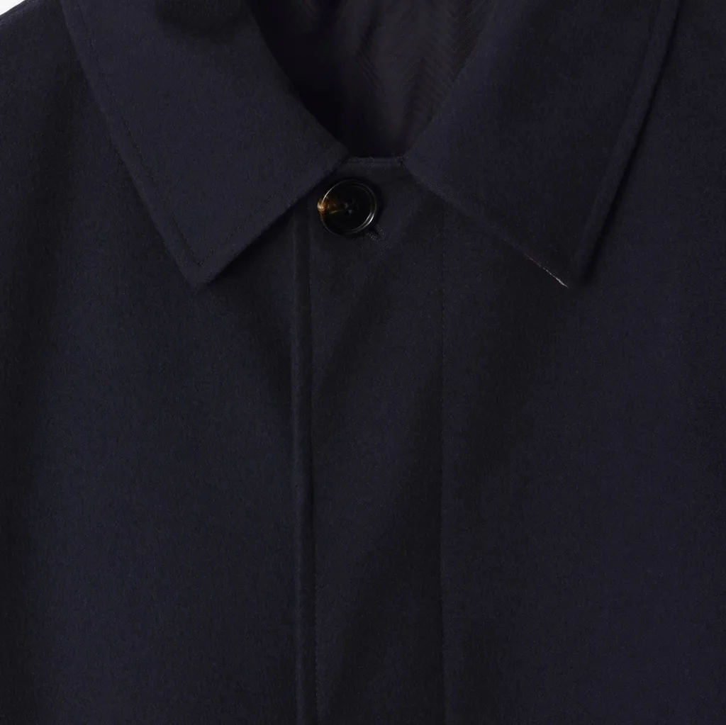 Mid-Length Cashmere Car Coat