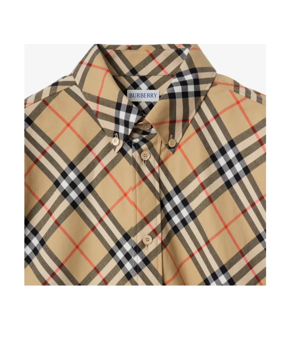 Relaxed Fit Check Flannel Shirt