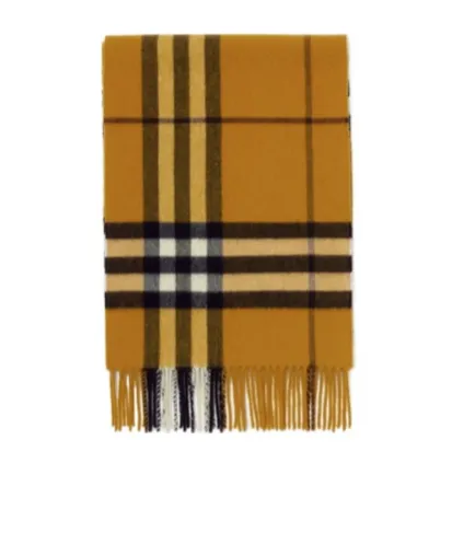Check Cashmere Scarf