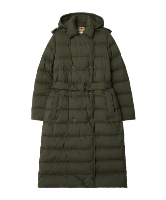 Long Hooded Puffer Coat