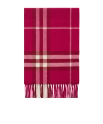Check Cashmere Scarf