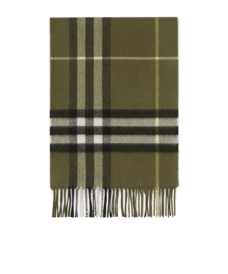 Check Cashmere Scarf