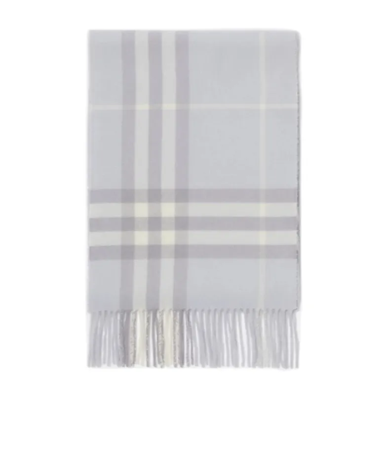 Check Cashmere Scarf