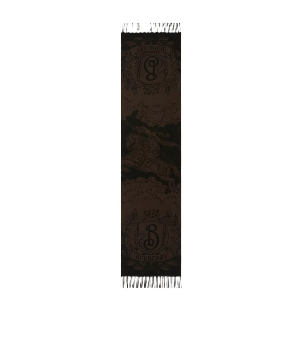 Equestrian-Knight Check Scarf