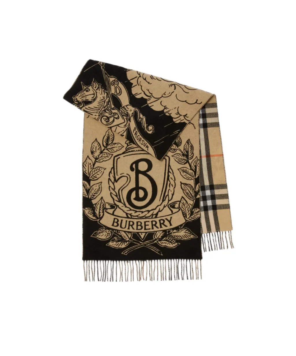 Wide Reversible Stormy Knight Scarf