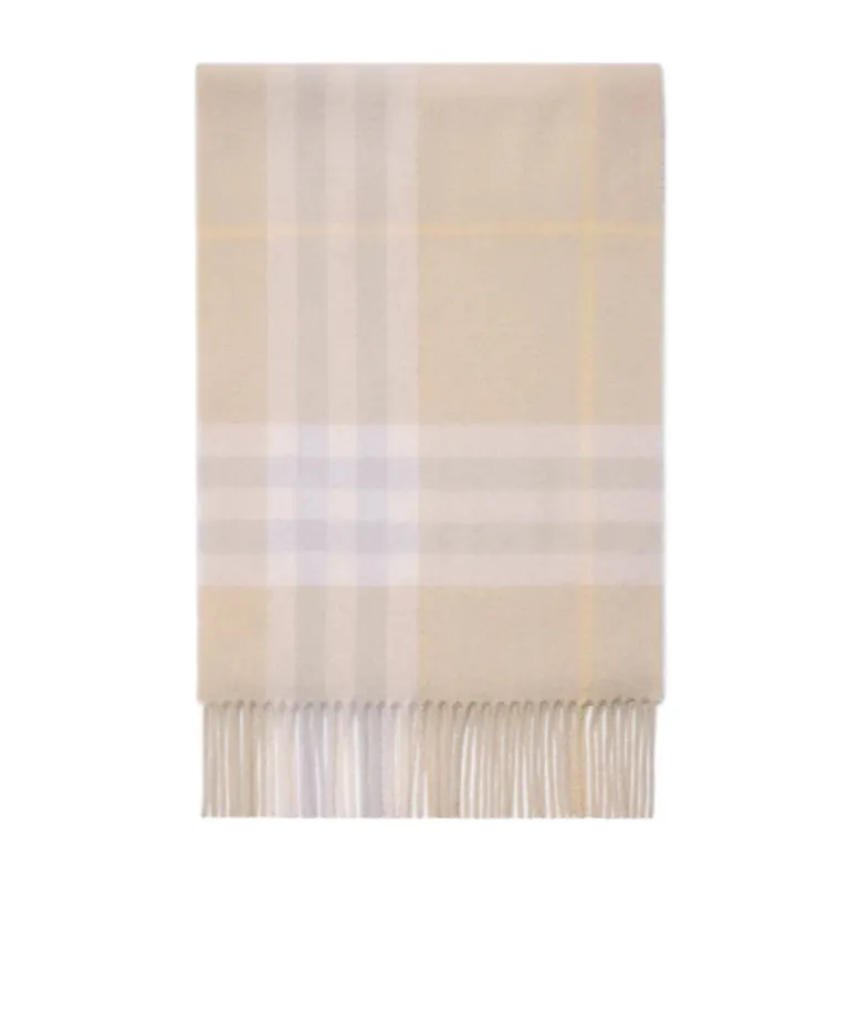 Check Cashmere Scarf