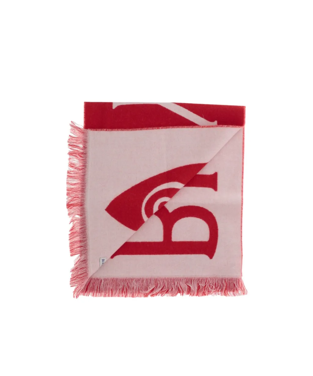 Logo Wool Scarf
