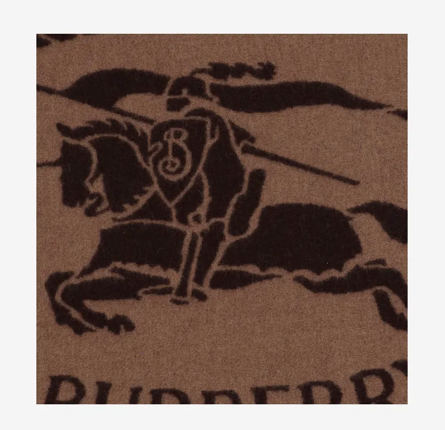 Reversible Knight Stamp Scarf