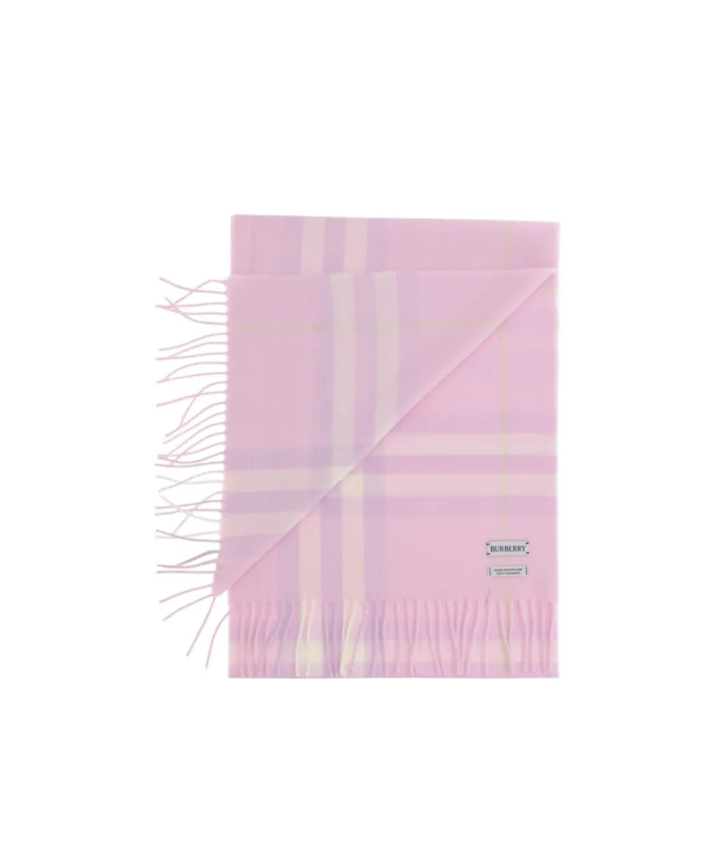 Check Cashmere Scarf