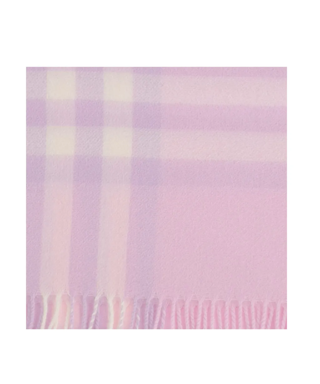 Check Cashmere Scarf