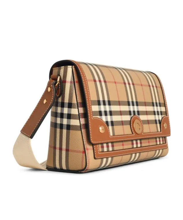 Note Checked Crossbody Bag