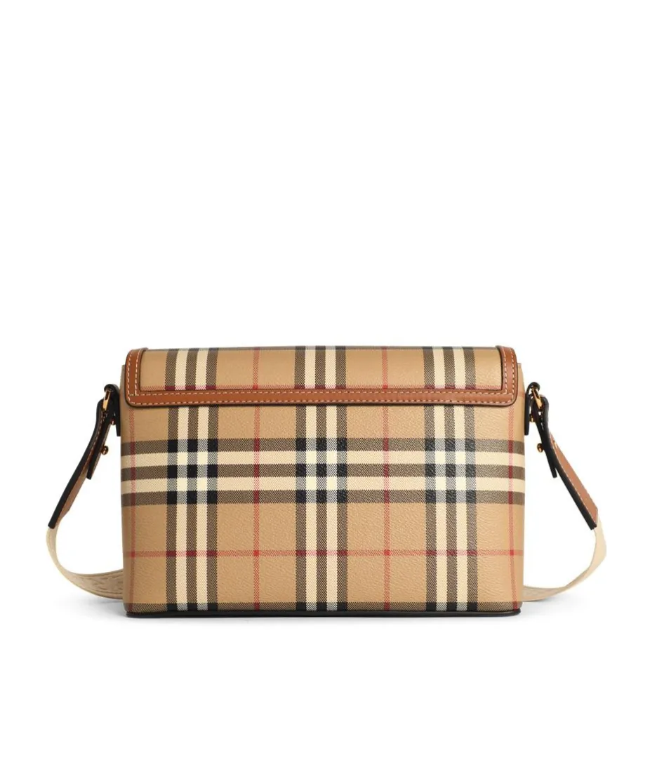 Note Checked Crossbody Bag