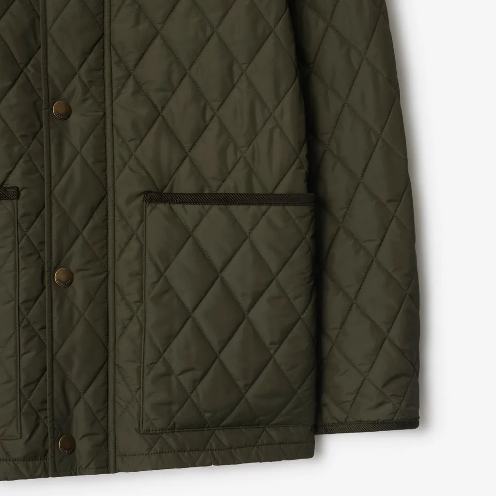 Quilted Nylon Barn Jacket