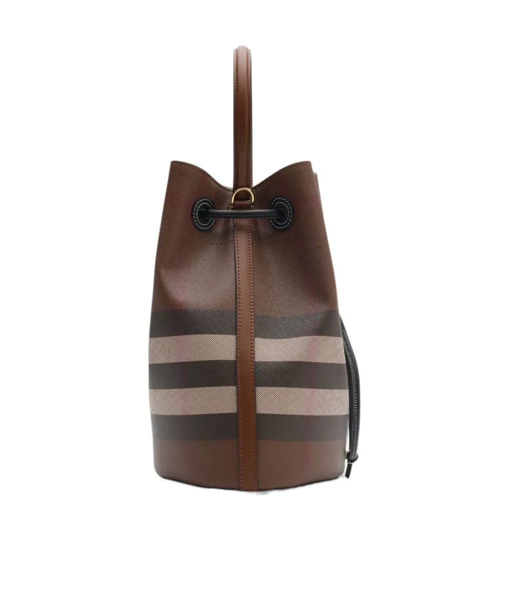 Small Check Bucket Bag