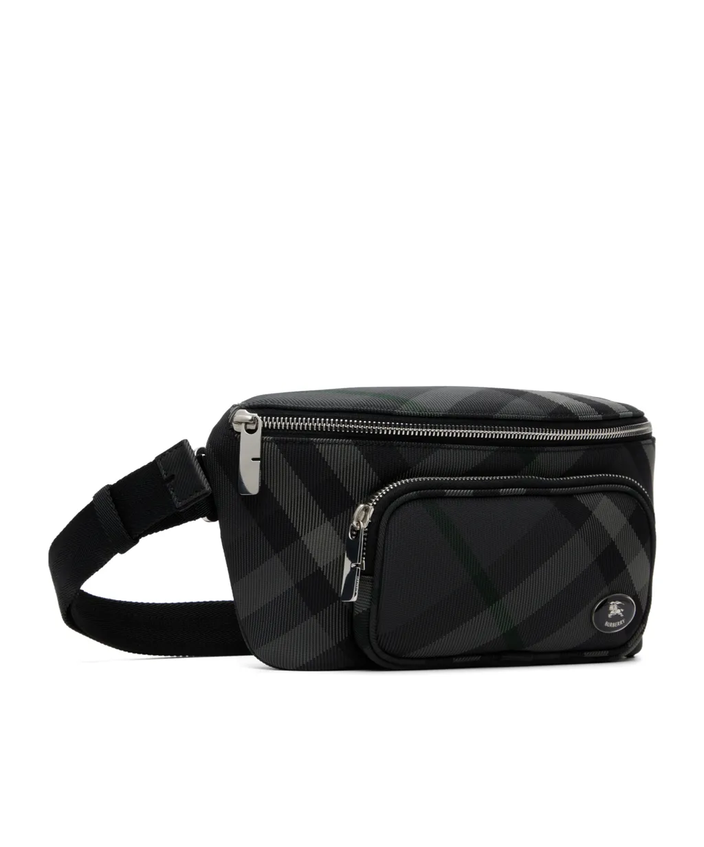 Check-Pattern Belt Bag