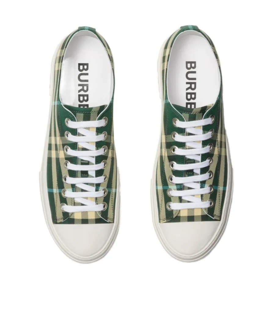 Checked Low-Top Sneakers