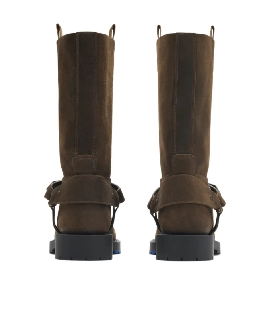 Suede Soft Saddle Low Boots