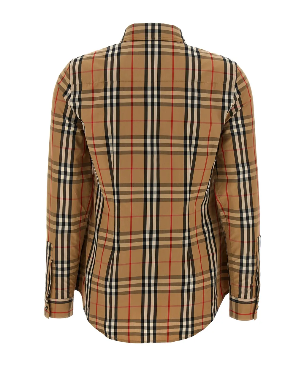 Long Sleeved Checked Shirt