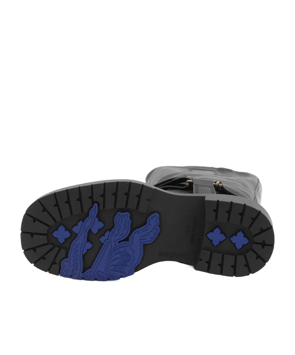 Saddle Buckle Detailed Boots
