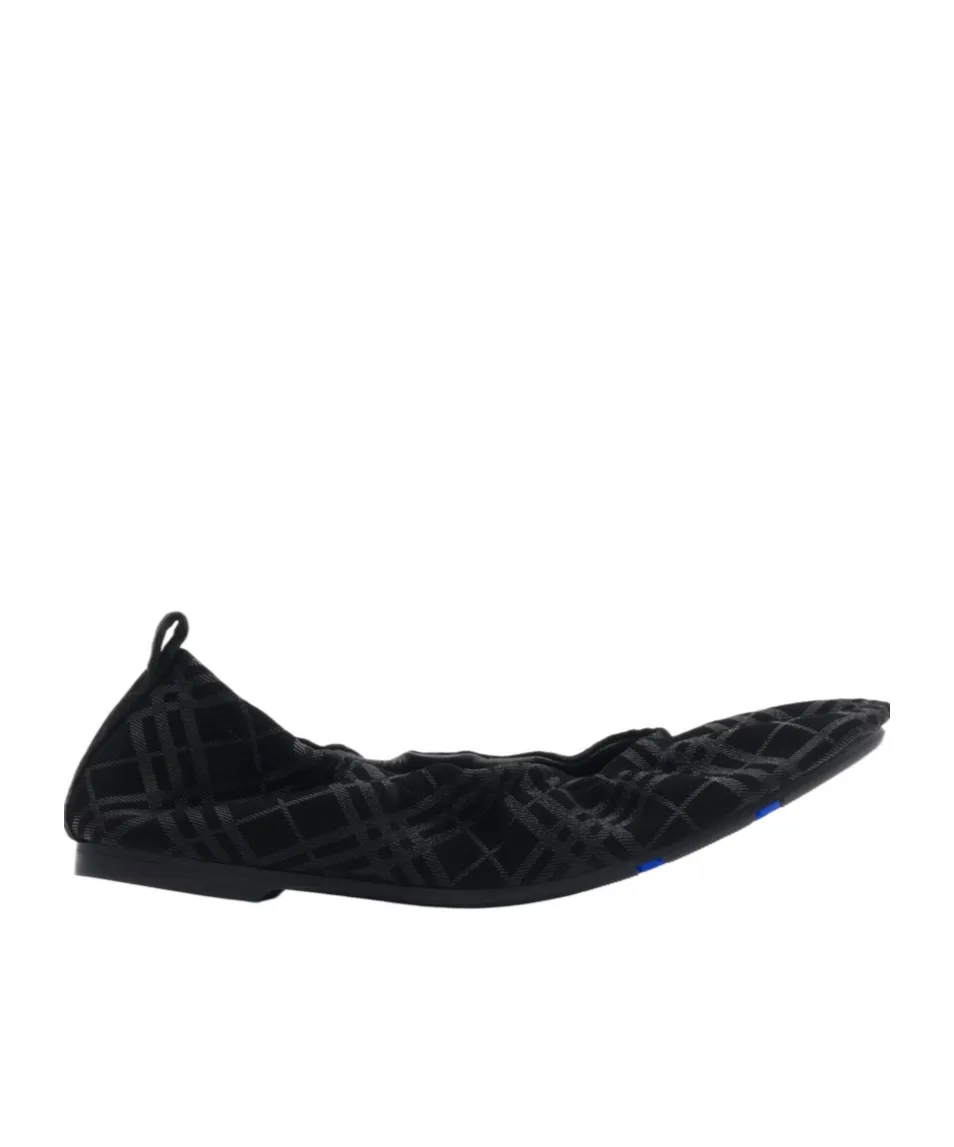Suede Ballerina Shoes