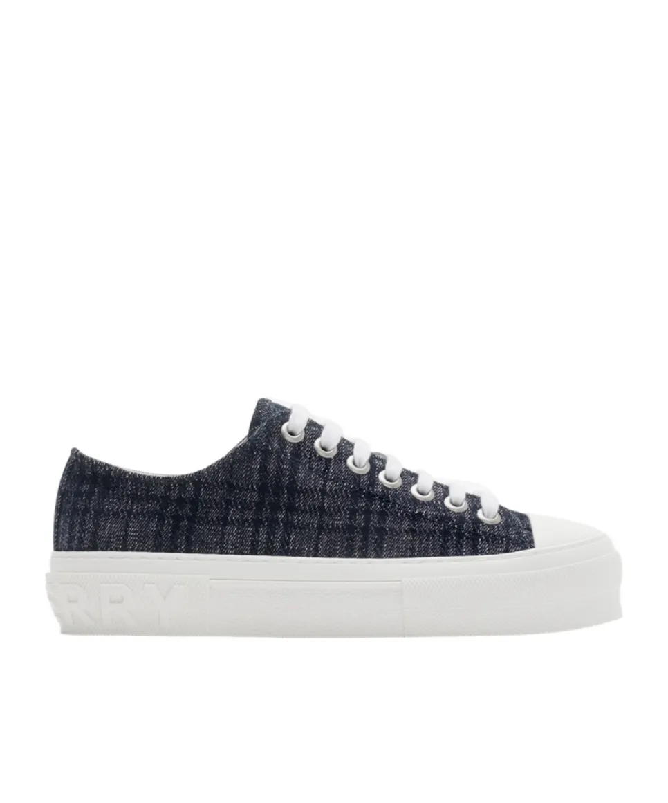 Checked Low-Top Sneakers