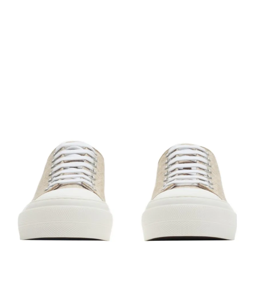 Checked Low-Top Sneakers
