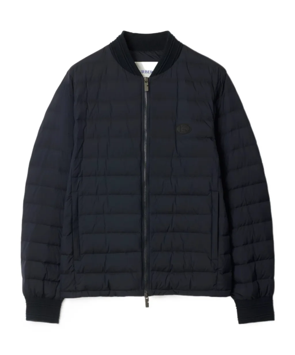Logo Patch Quilted Down Jacket