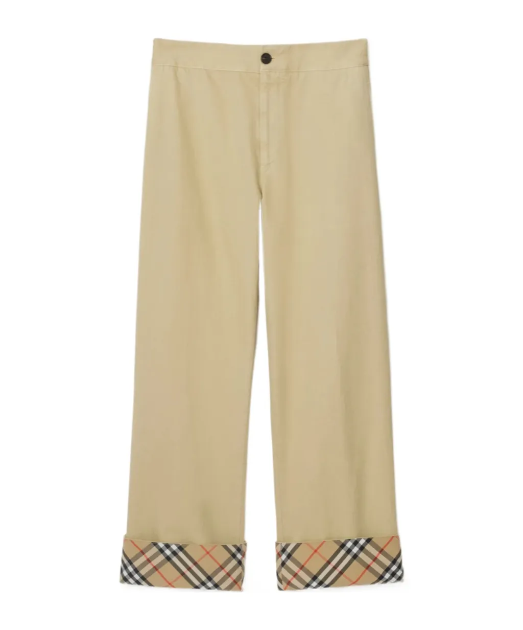 Embroidered Equestrian Knight Elasticated-Waist Trousers