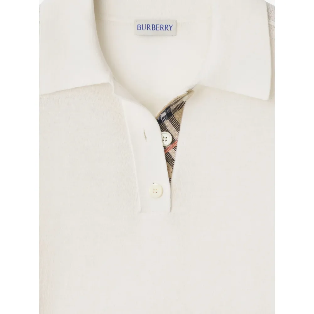 Collared Short-Sleeve Knit Shirt