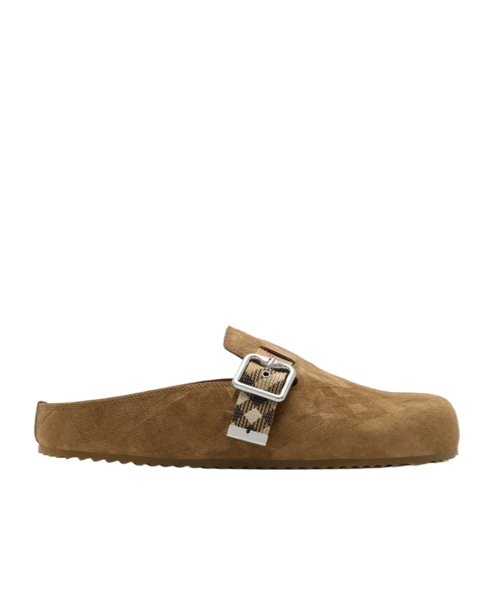 Checked Urchin Clogs