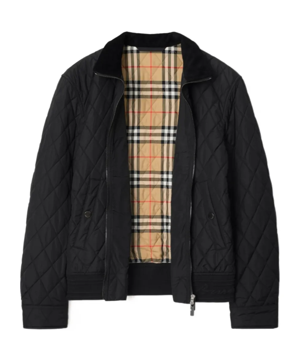Quilted Zip-Up Jacket