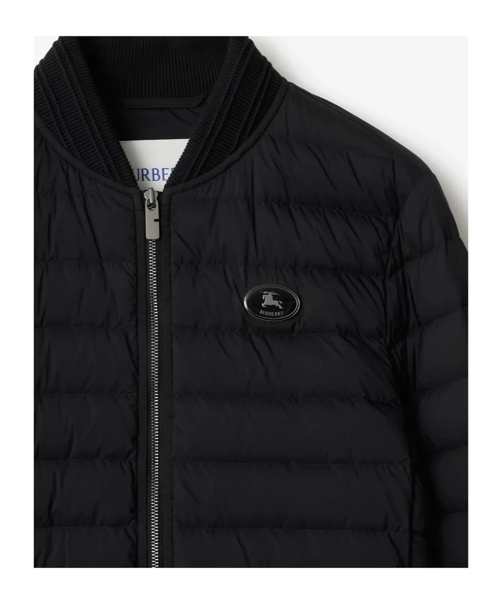 Logo Detailed Zip-Up Padded Jacket