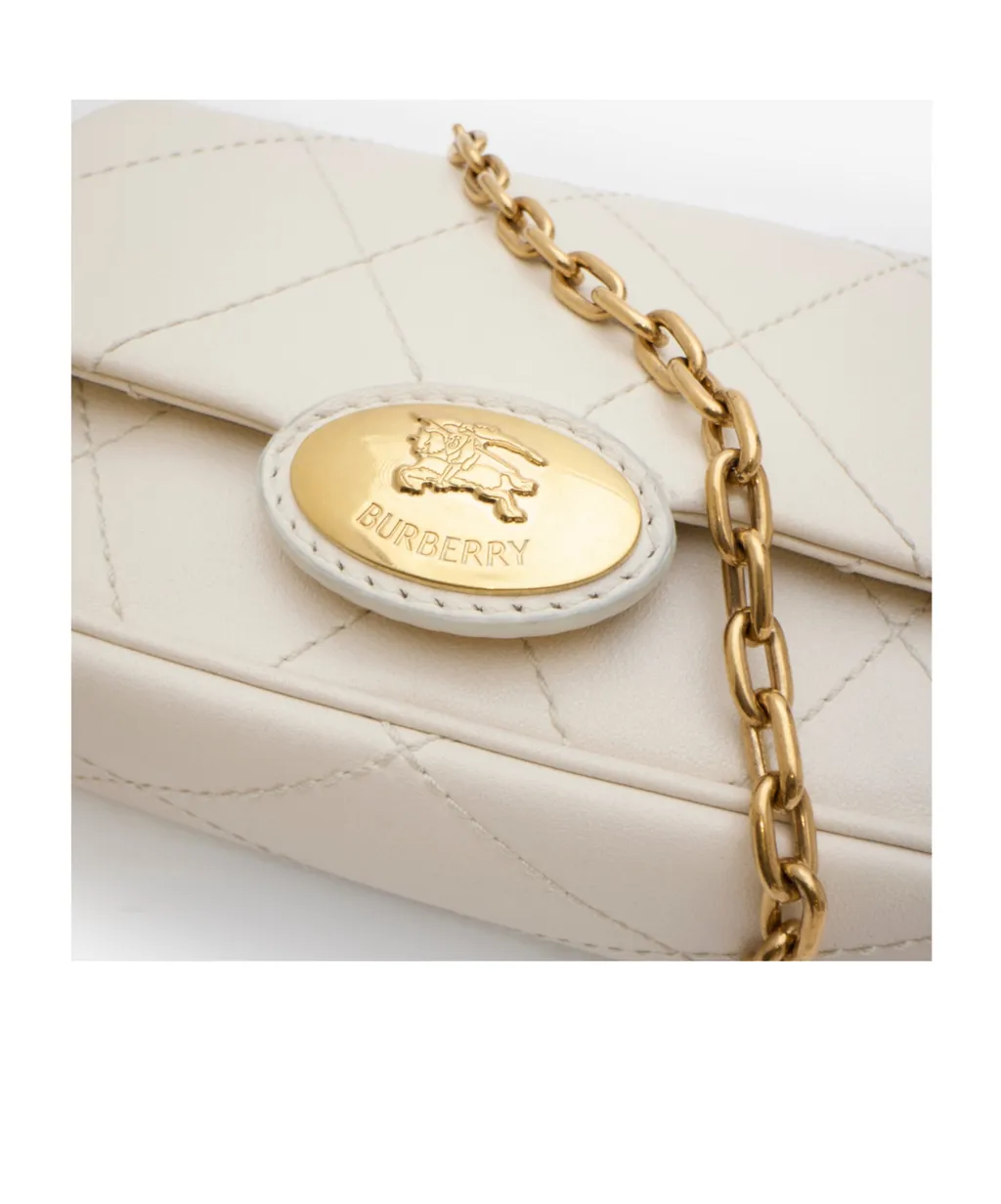 Strand Quilted Chain-Linked Shoulder Bag