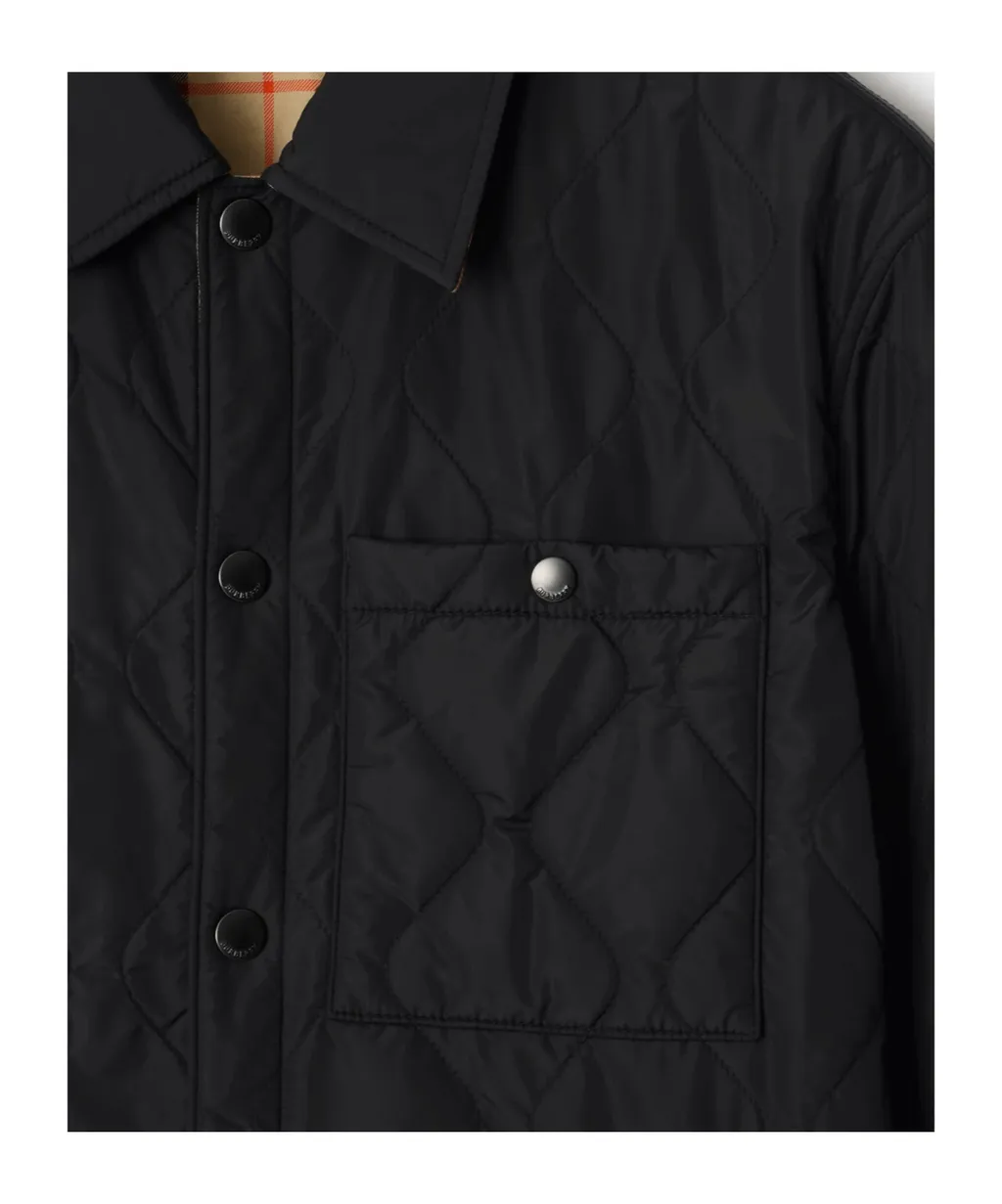 Reversible Quilted Nylon Overshirt