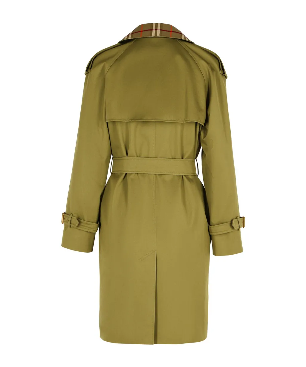 Double Breasted Belted Trench Coat