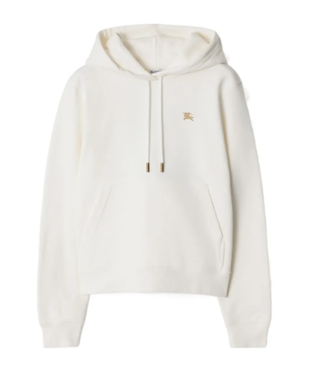Ekd Embroidered Checked Drawstring Hoodie