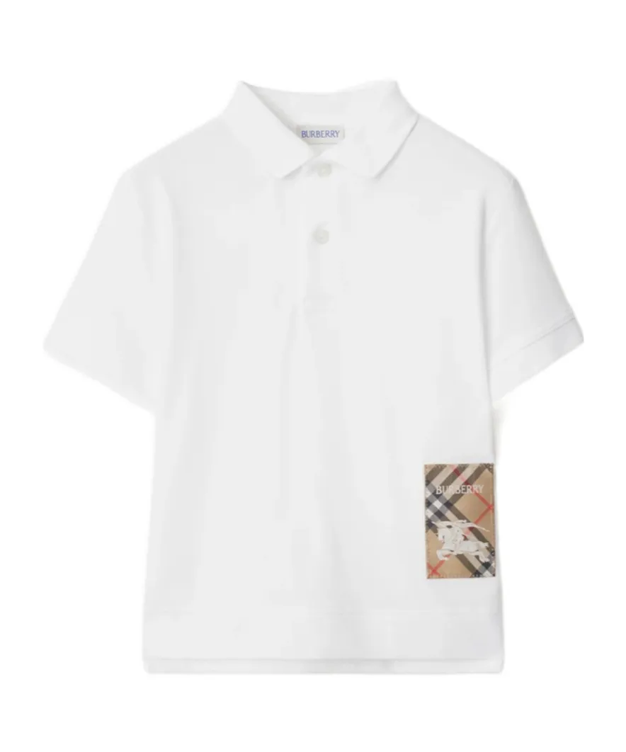 Check Label Polo Shirt