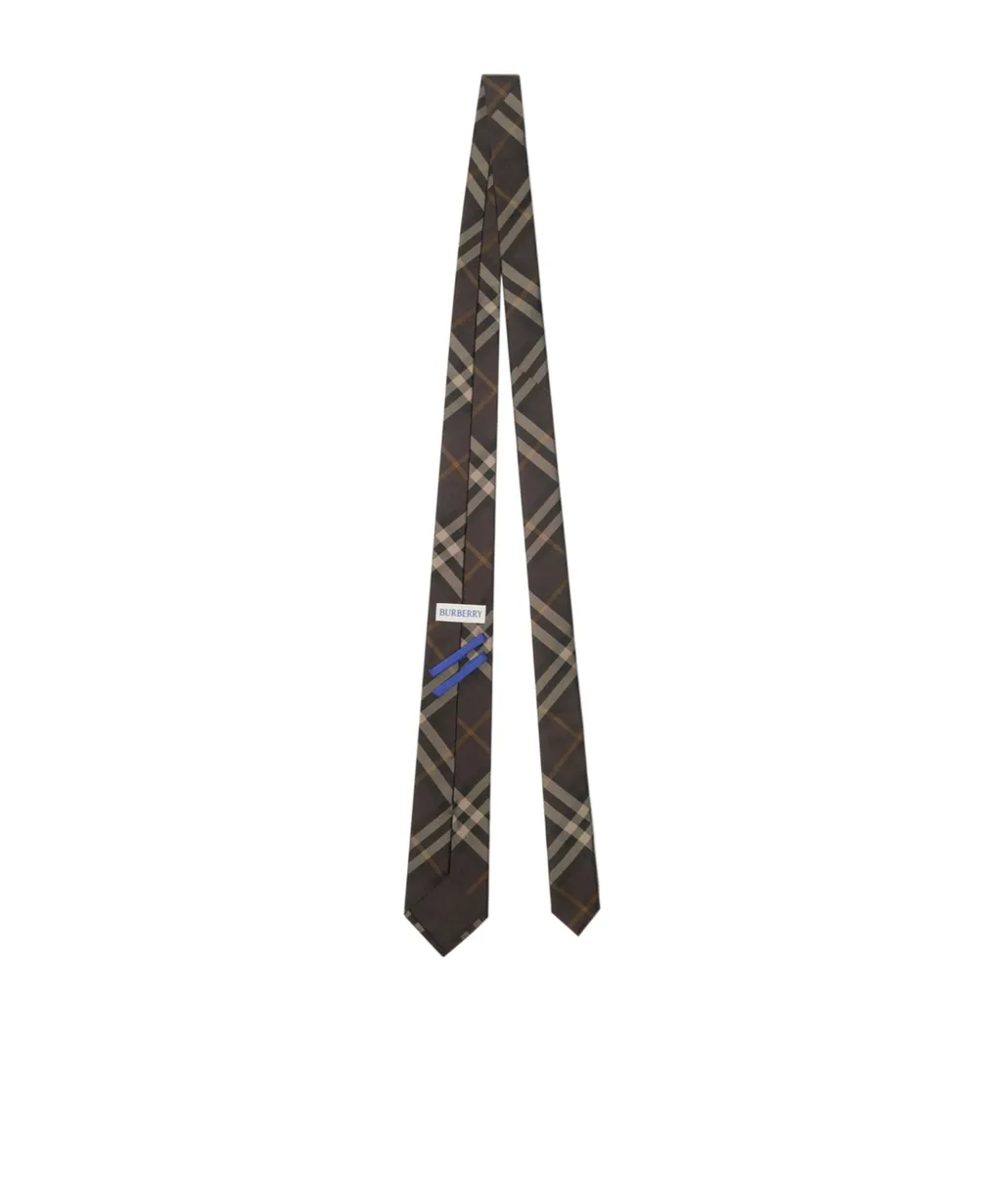 Check Silk Tie