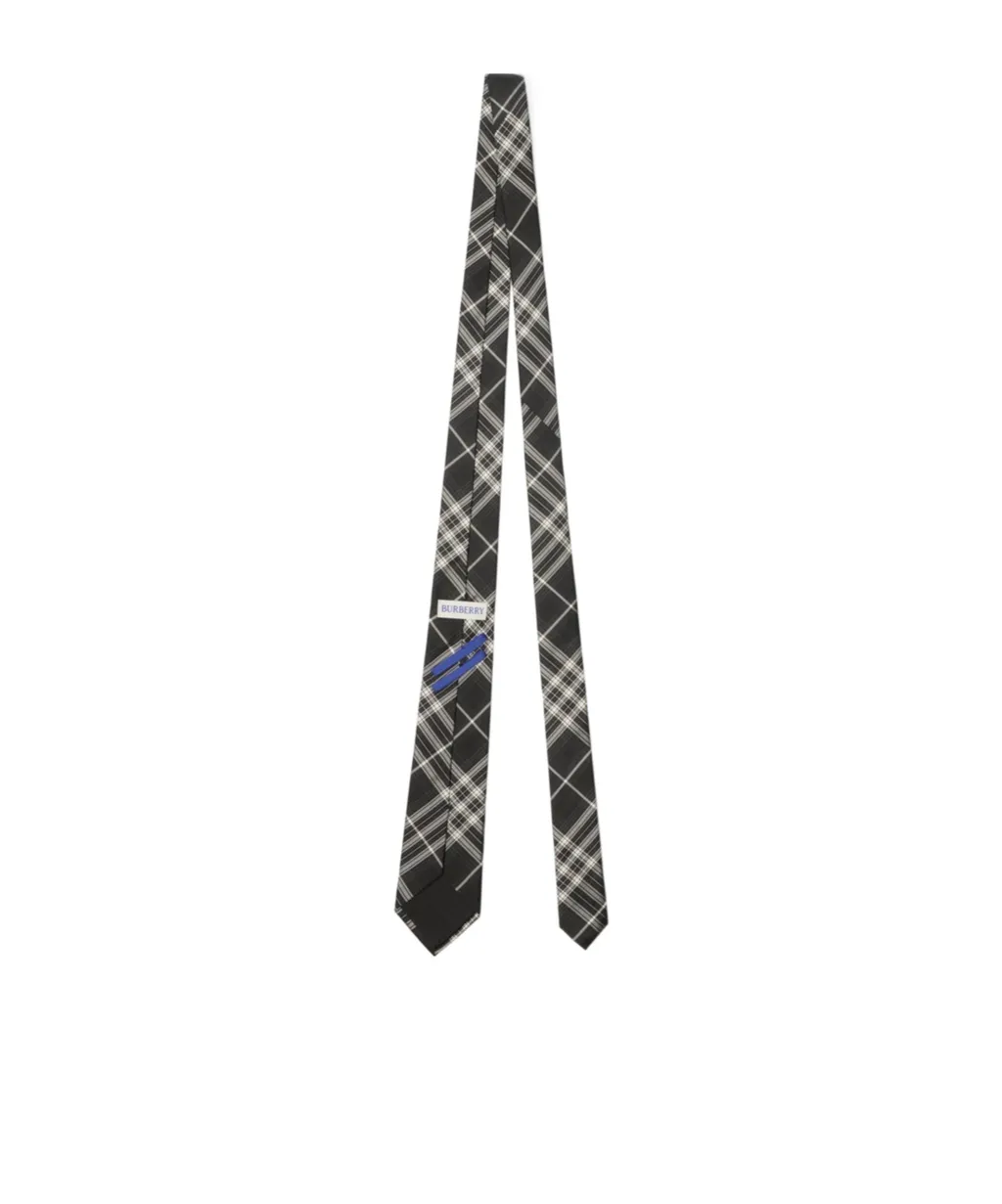 Check Silk Tie