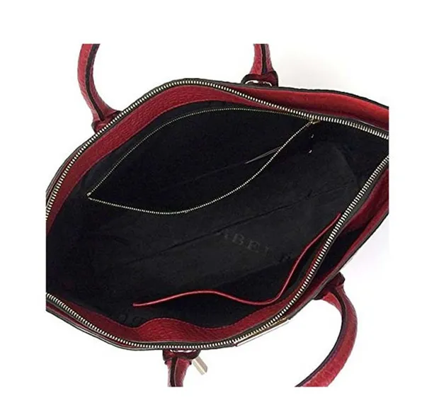 Checked Embossed Handbag