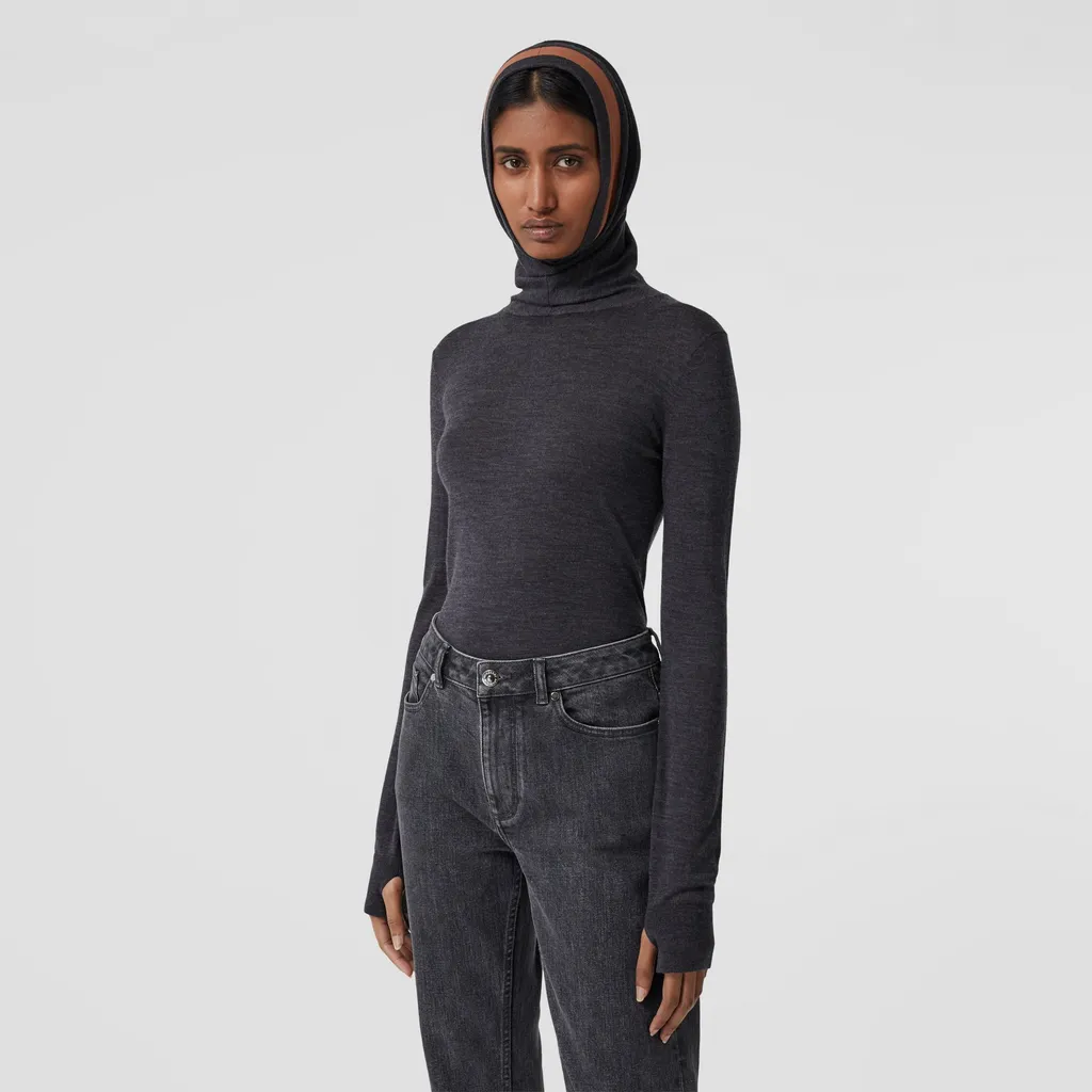 Knitted Roll Neck Jumper