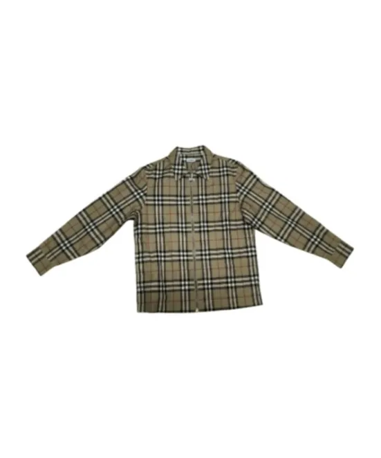 Check Lapel Shirt Jacket