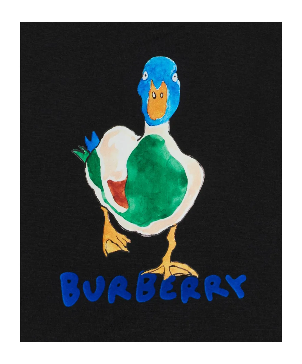 Duck-Print Cotton T-Shirt
