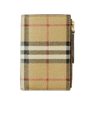 Checked Bifold Wallet