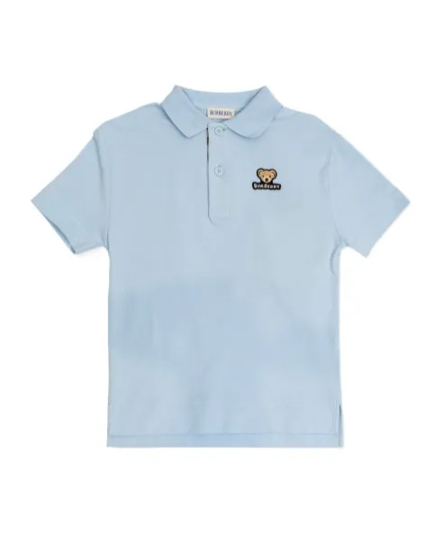 Logo Embroidered Short-Sleeved Polo Shirt