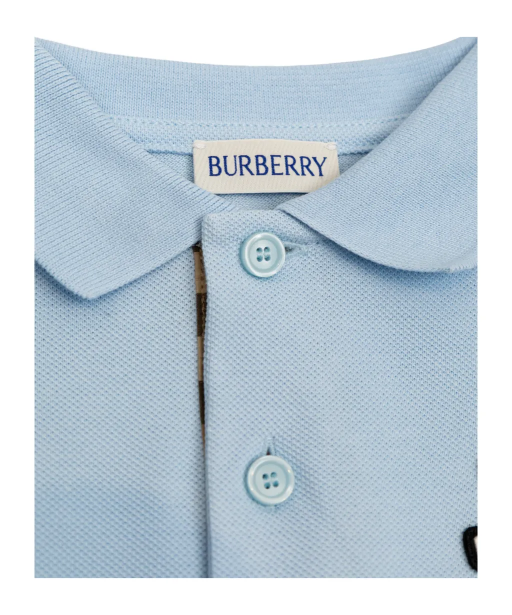 Logo Embroidered Short-Sleeved Polo Shirt